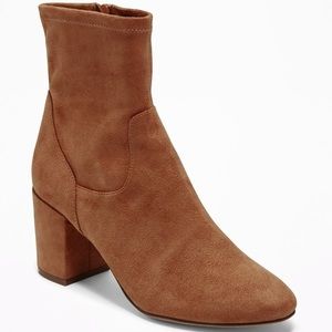 Old Navy Faux Suede Sock Bootie